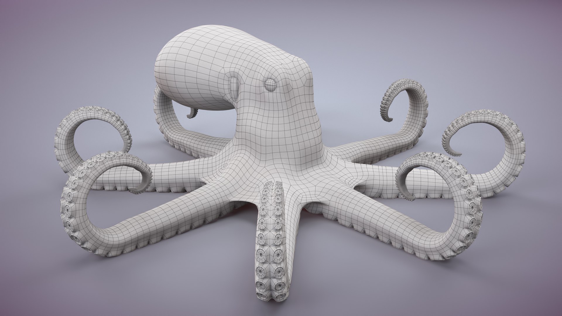 3D Model Saltwater Fishing Octopus Lure - TurboSquid 1827165