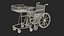 Wheelchair with Disabled Persons Shopping Cart