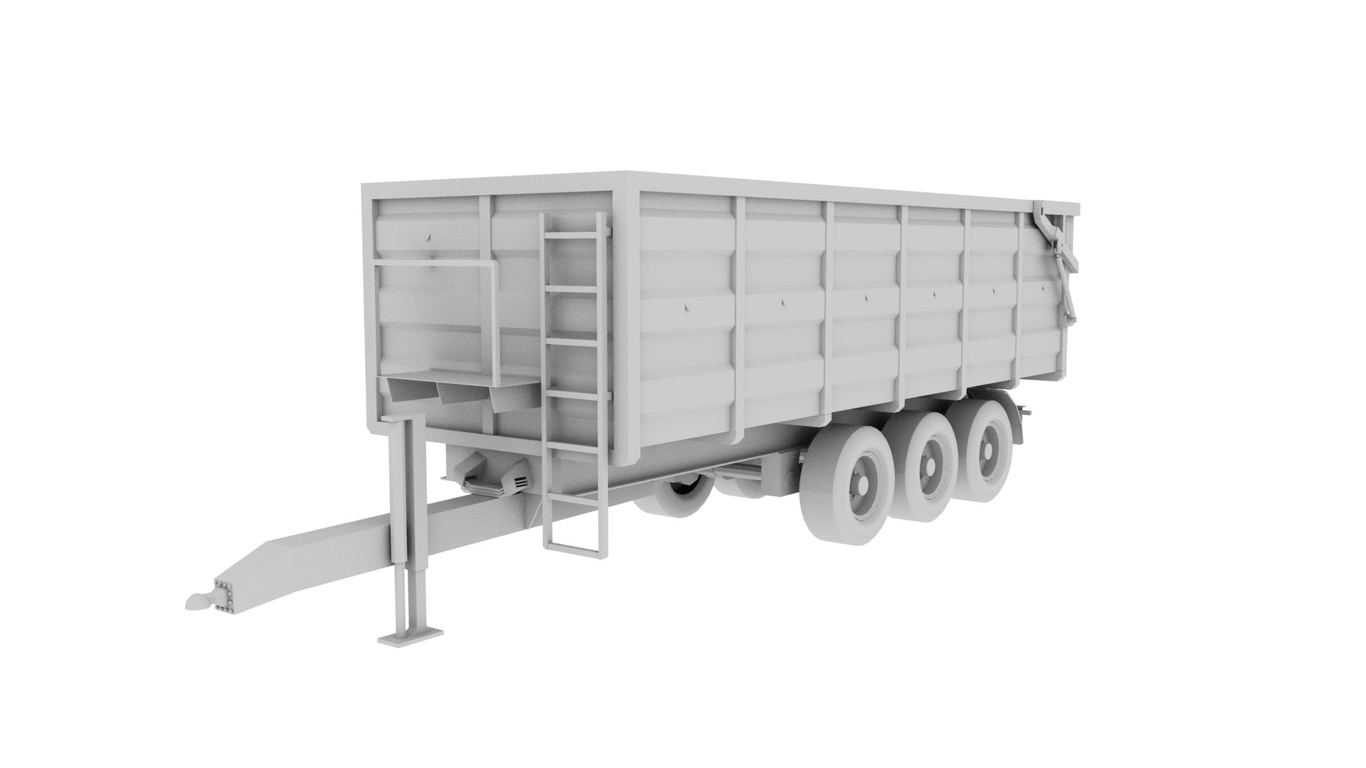 3d Tractor Grain Trailers Turbosquid 1797188 7948