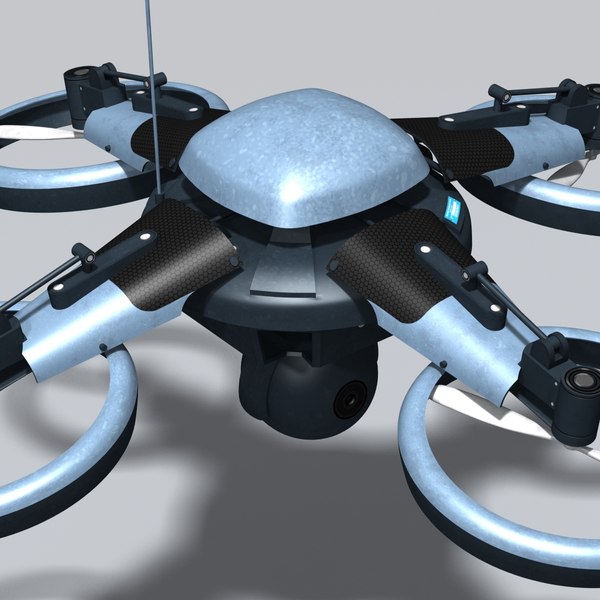 3dsmax surveillance uav drone