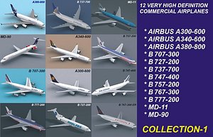 12 Commercial Airplanes 1