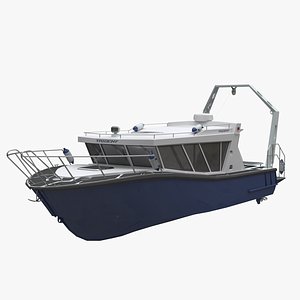 52ft Sport Fish Boat 3D Model $10 - .3dm .3ds .obj .skp .unknown