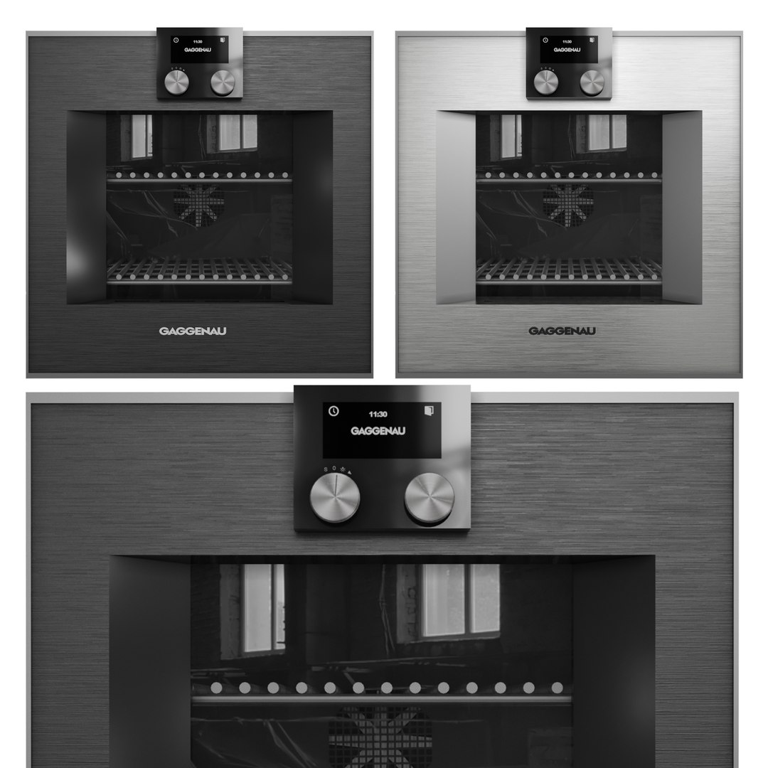 3D Gaggenau Oven Collection Vol 03 TurboSquid 1924153