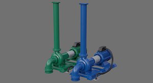 water pump 2a 3D model