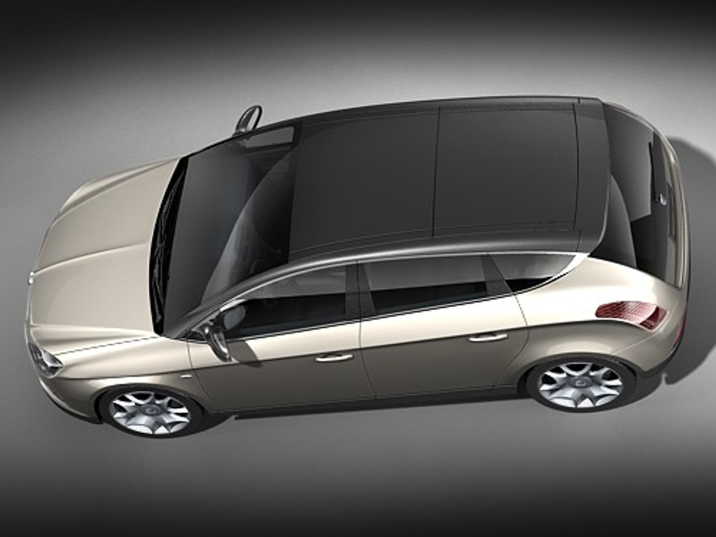Lancia Delta Car 3d Model