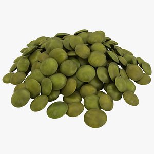 3D realistic lentils pile