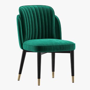 ASTOR Luxury Velvet Dining Chair 3D