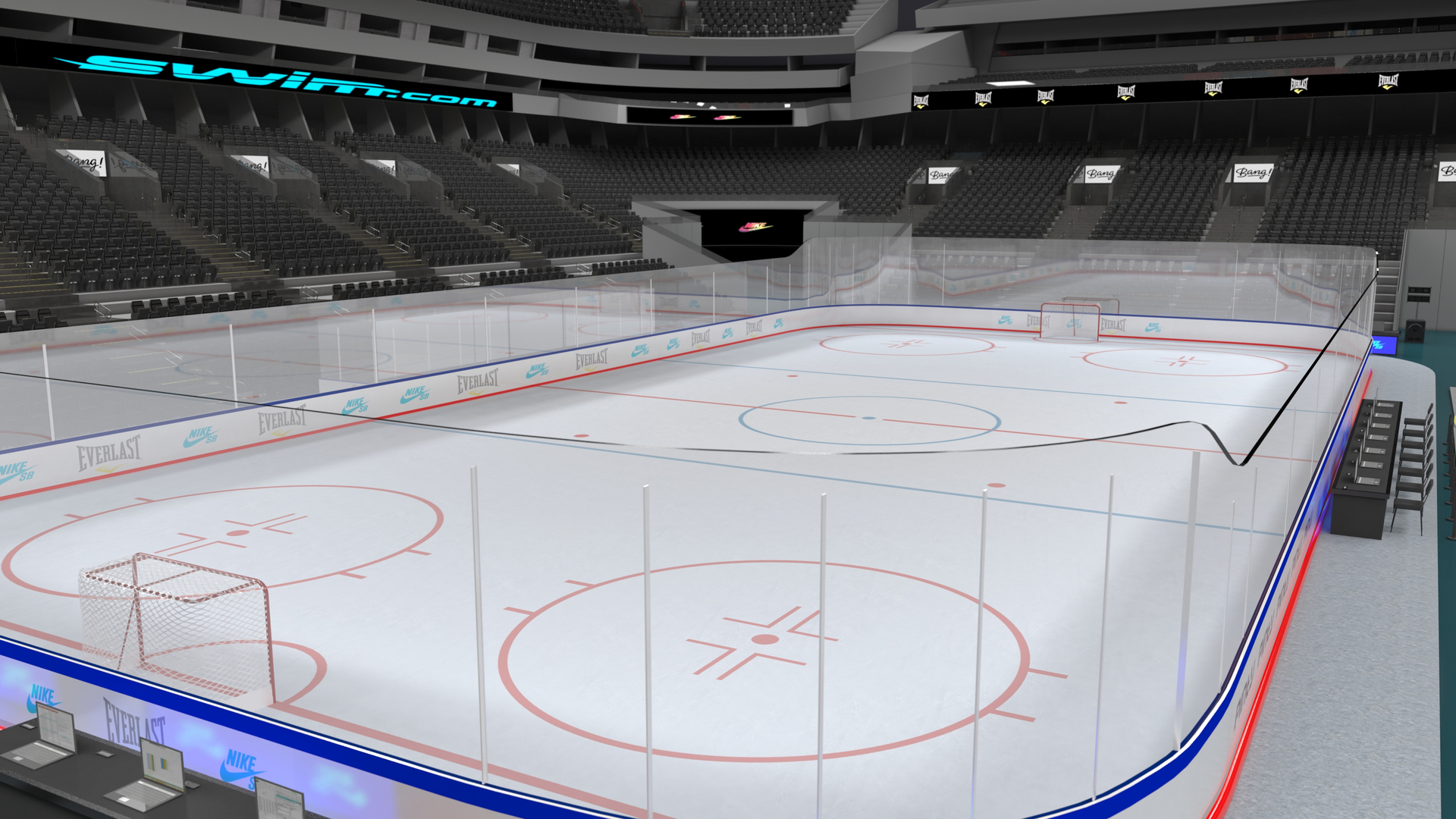 3D model Ice Hockey Arena TurboSquid 1748644