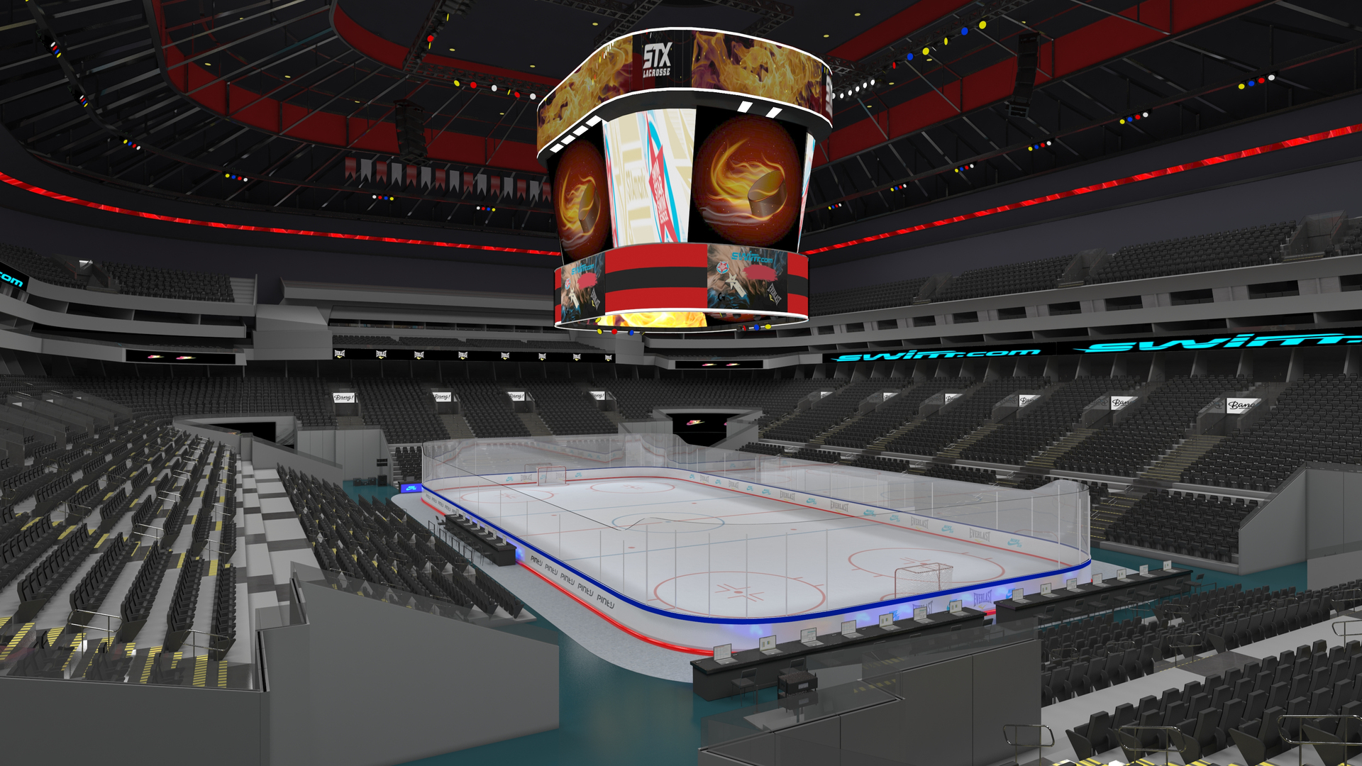 3D model Ice Hockey Arena - TurboSquid 1748644