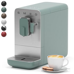 3D model SMEG coffee machine BCC02EGMEU