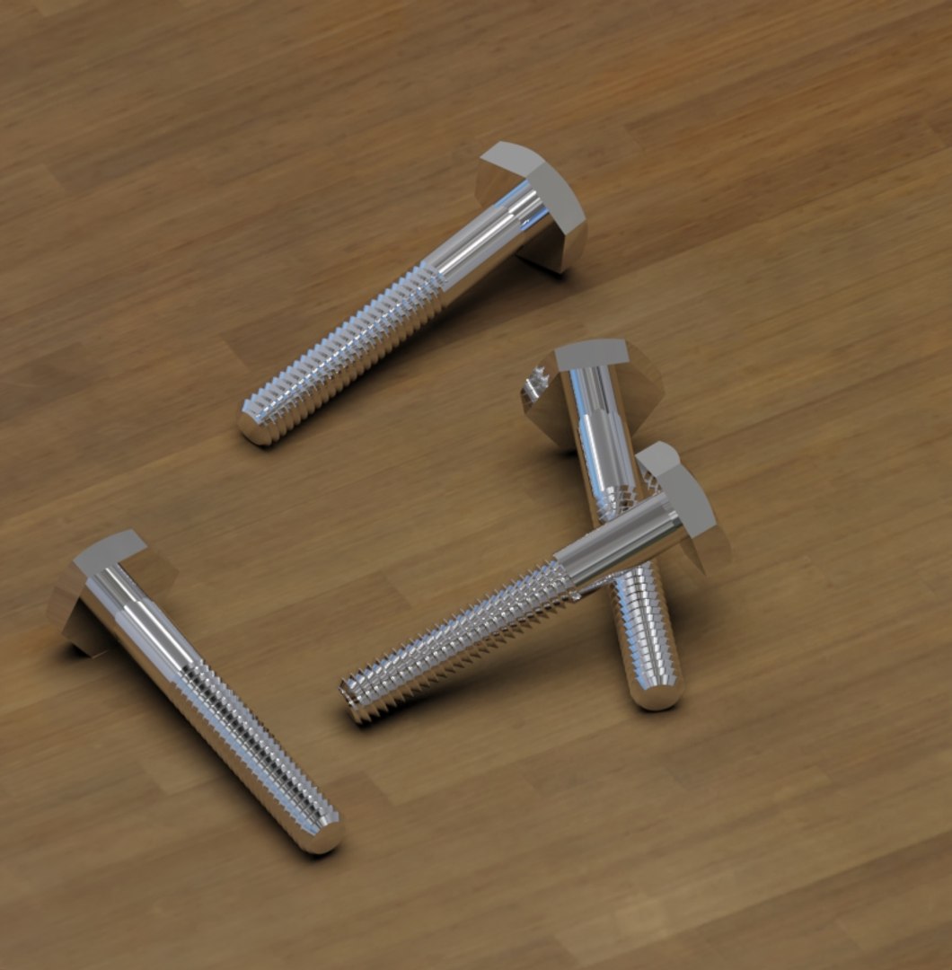 Metal screw 3D model https://p.turbosquid.com/ts-thumb/GL/5Tqtoj/A1/kshbold.5/jpg/1645619438/1920x1080/fit_q87/b10cbac41e5aea9c693c83421e5682c70a1a34a5/kshbold.5.jpg
