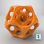 Hyper Loop Skeletal Ball 02 Orange