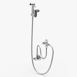 Toilet Tank Mounted Black Handheld Bidet Sprayer