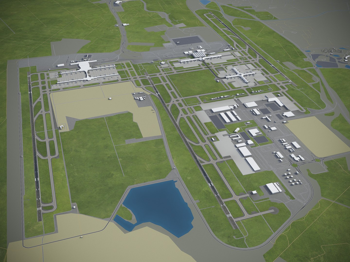 3D - airport - TurboSquid 1449393