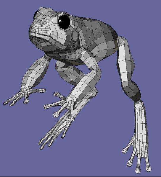 3D FBX Frog