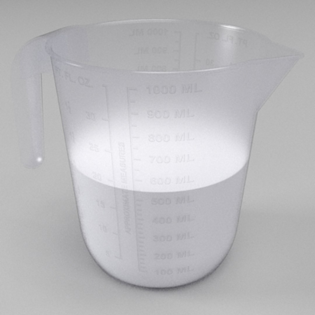 The Scale measuring jug 700ml - 300ml. with measuring scale