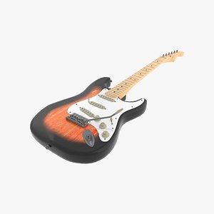 fender stratocaster 3D