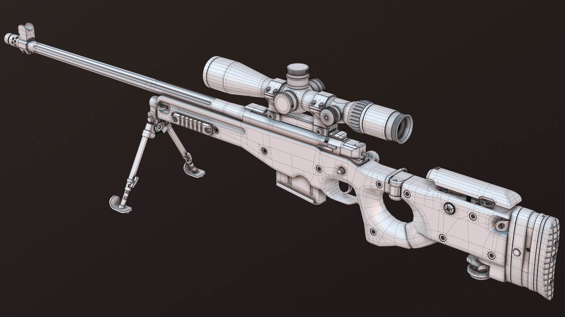 3D AWP Model - TurboSquid 2023188