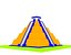 Pyramide Maya Simple Cartoon Low Poly