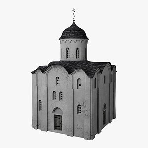3D Saint George Church from Staraya Ladoga model