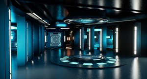 3D UE5 Virtual Lighting Studio model