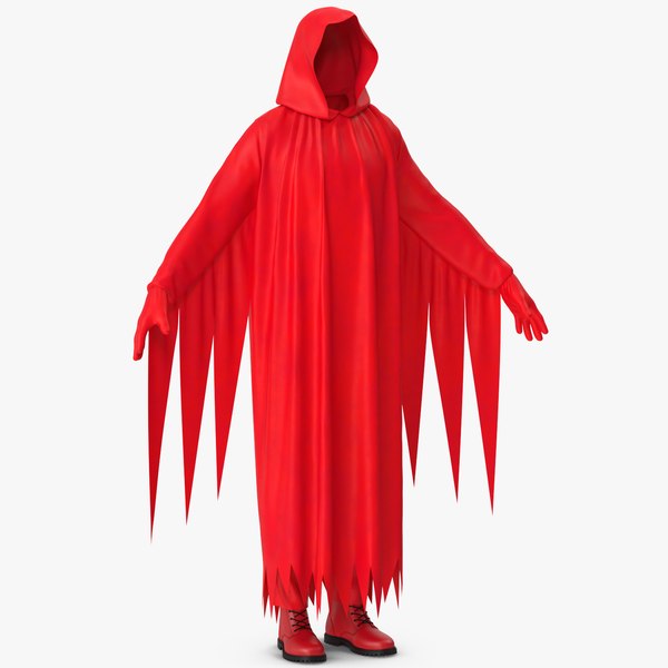 3D Hooded Costume 12 model