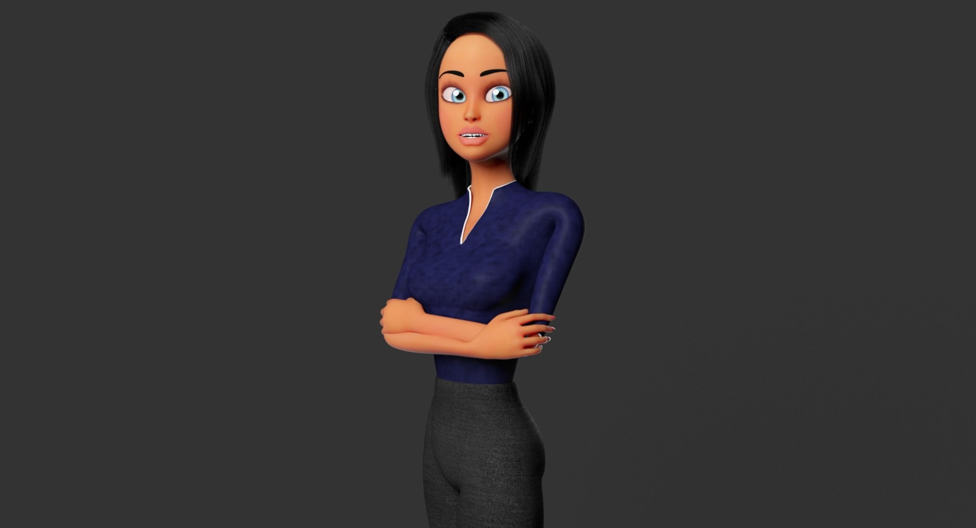 3D business woman cartoon https://p.turbosquid.com/ts-thumb/GL/QjhbzG/qgRPj0Ba/02/jpg/1599683667/1920x1080/fit_q87/4dc8135499df57f262de36fb655f23f42aaad1b7/02.jpg