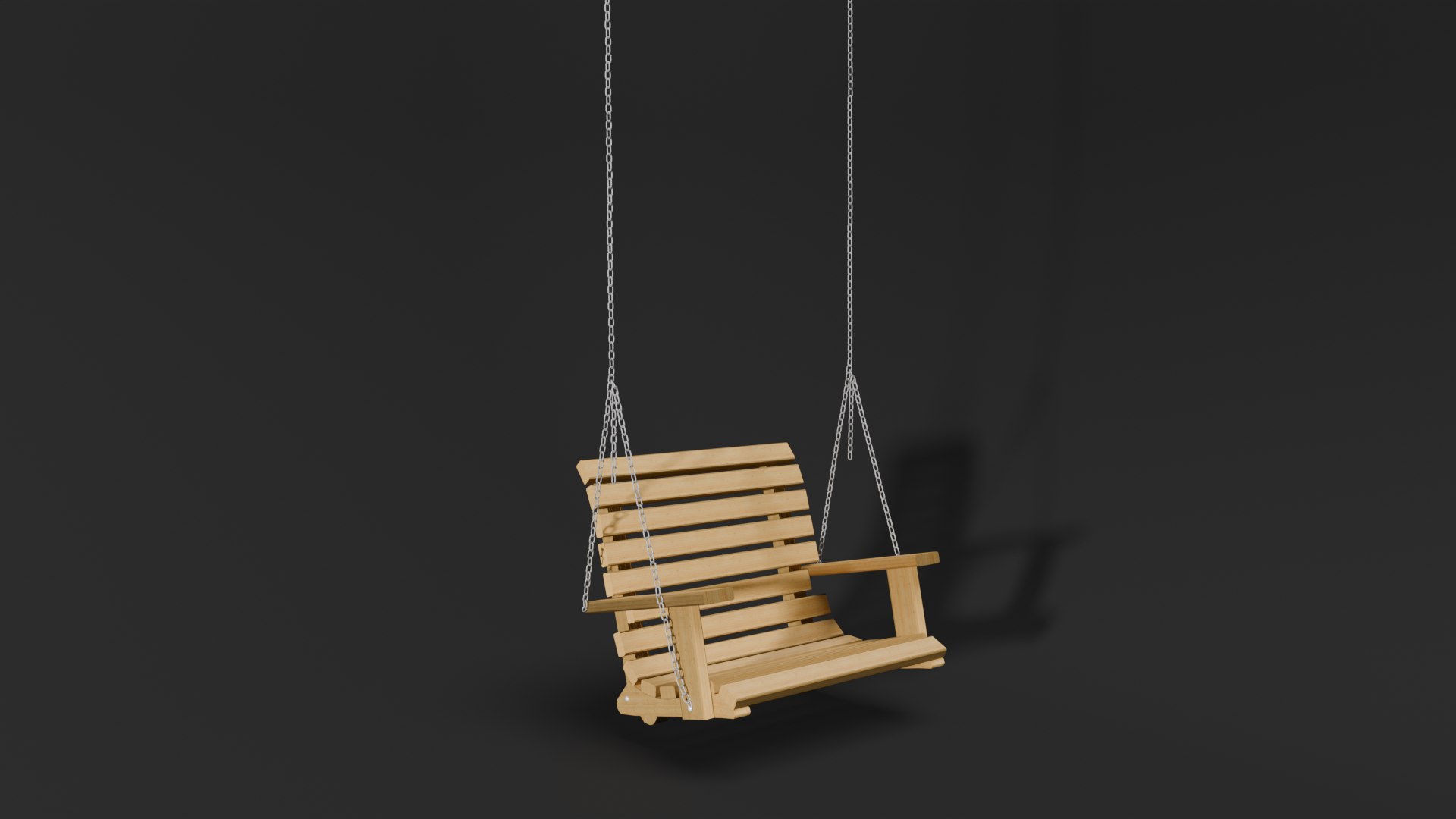 Wooden Swing 3D Model - TurboSquid 2286001