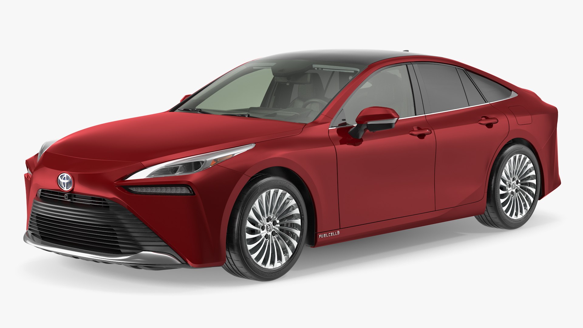 Toyota Mirai 2022 3D model preview