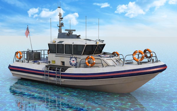 3D boat coast guard