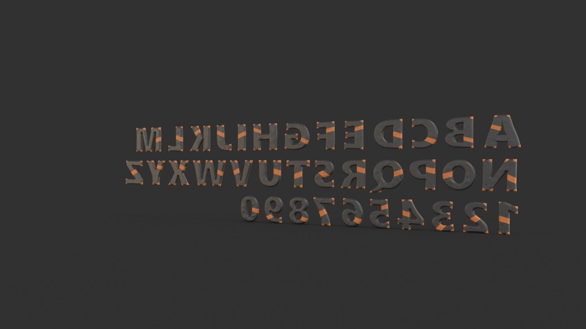 Leather Letter V3 Model - TurboSquid 1862251