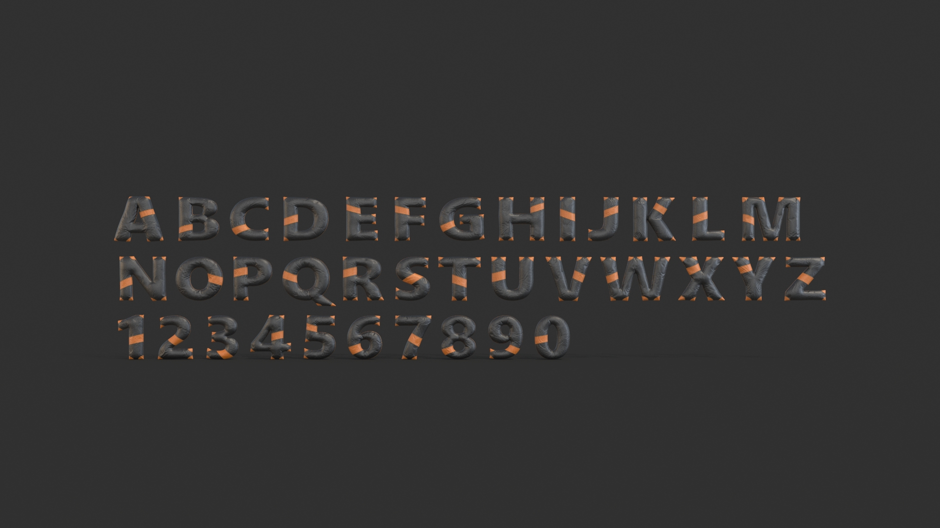 Leather Letter V3 Model - TurboSquid 1862251