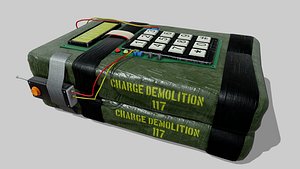 explosive device 3D