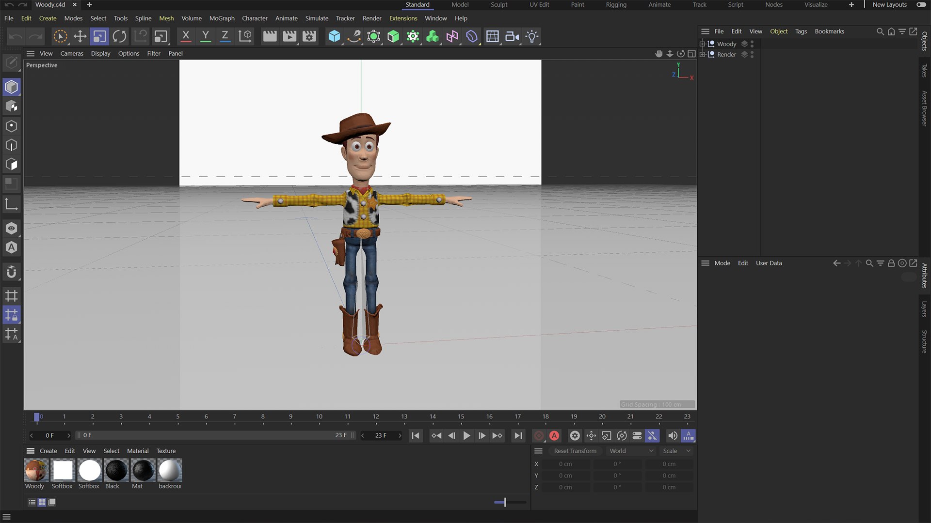 Woody the Popsicle Stick, 3D CAD Model Library