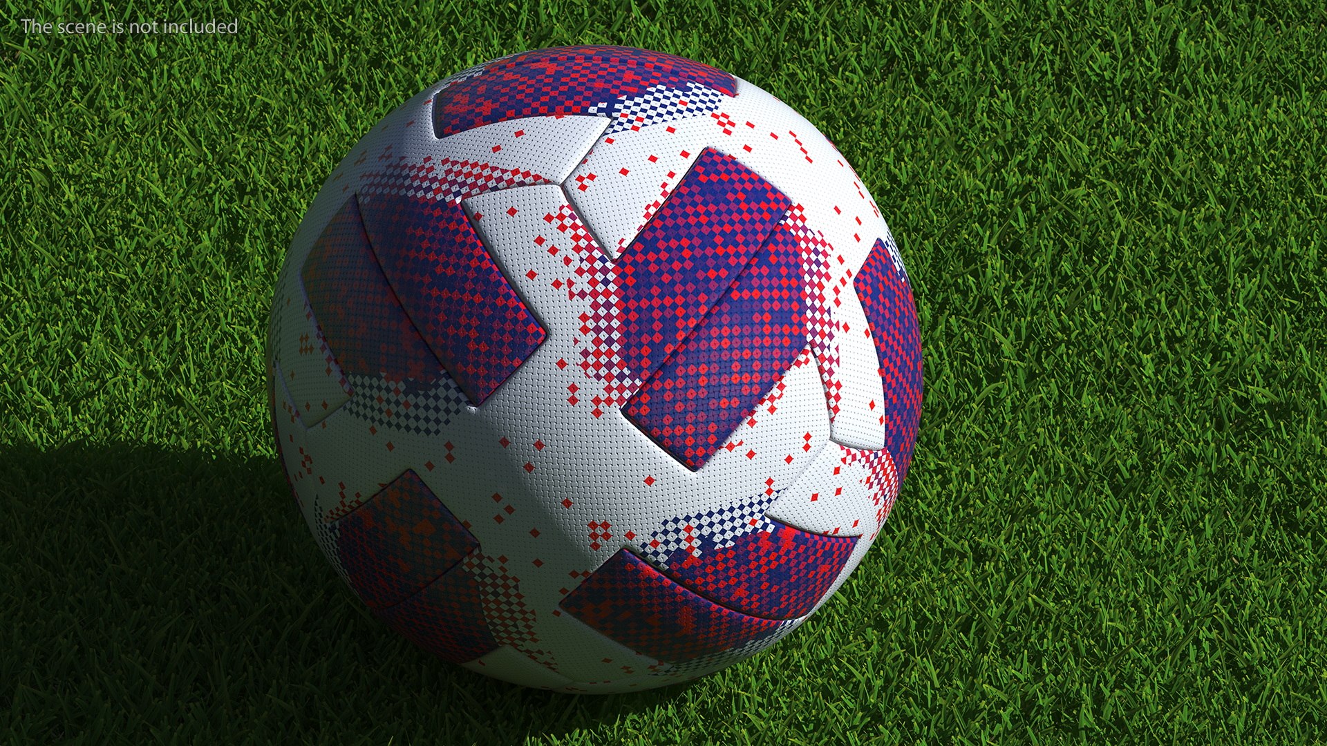 3D Digital Pixel Pattern Soccer Ball Model - TurboSquid 2054857