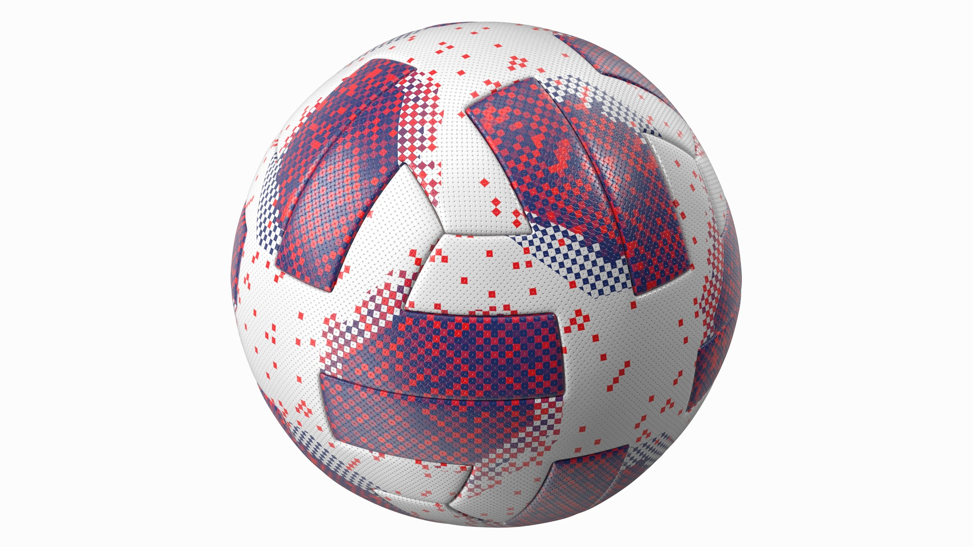 3D Digital Pixel Pattern Soccer Ball Model TurboSquid 2054857