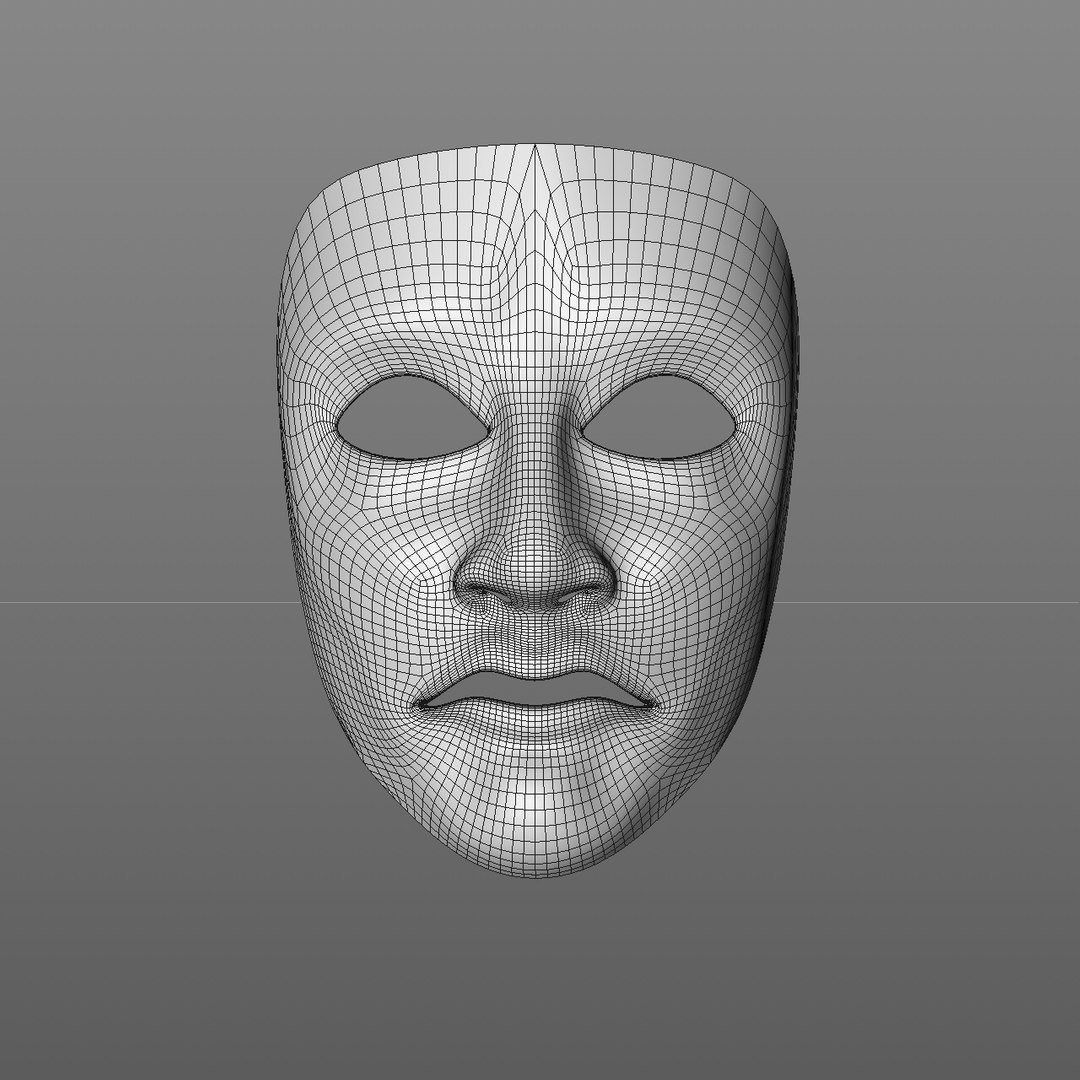 White Masks 3D Model - TurboSquid 1463702