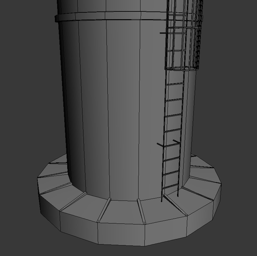 Factory Chimney 3d Max