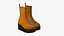 Lederstiefel Damen Gelb