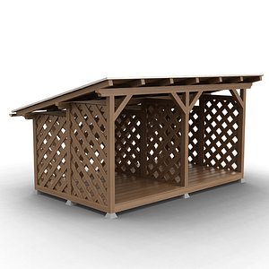 3D firewood storage model