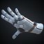 Mano robotica fantascientifica
