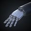 Mano robotica fantascientifica