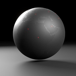 3D GLOBE SHAPE PARAMETRIC SCI-FI