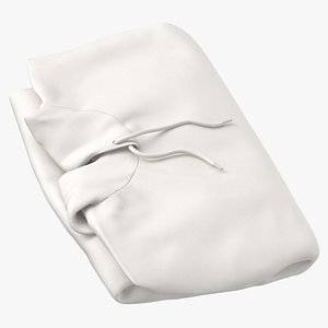 female fitted hoodie folded 3D model