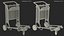 Smartecarte Airport Luggage Cart 3D model