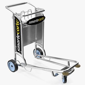 Smartecarte Airport Luggage Cart 3D model