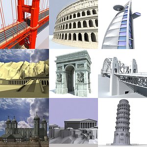 3D Landmark Pack 01
