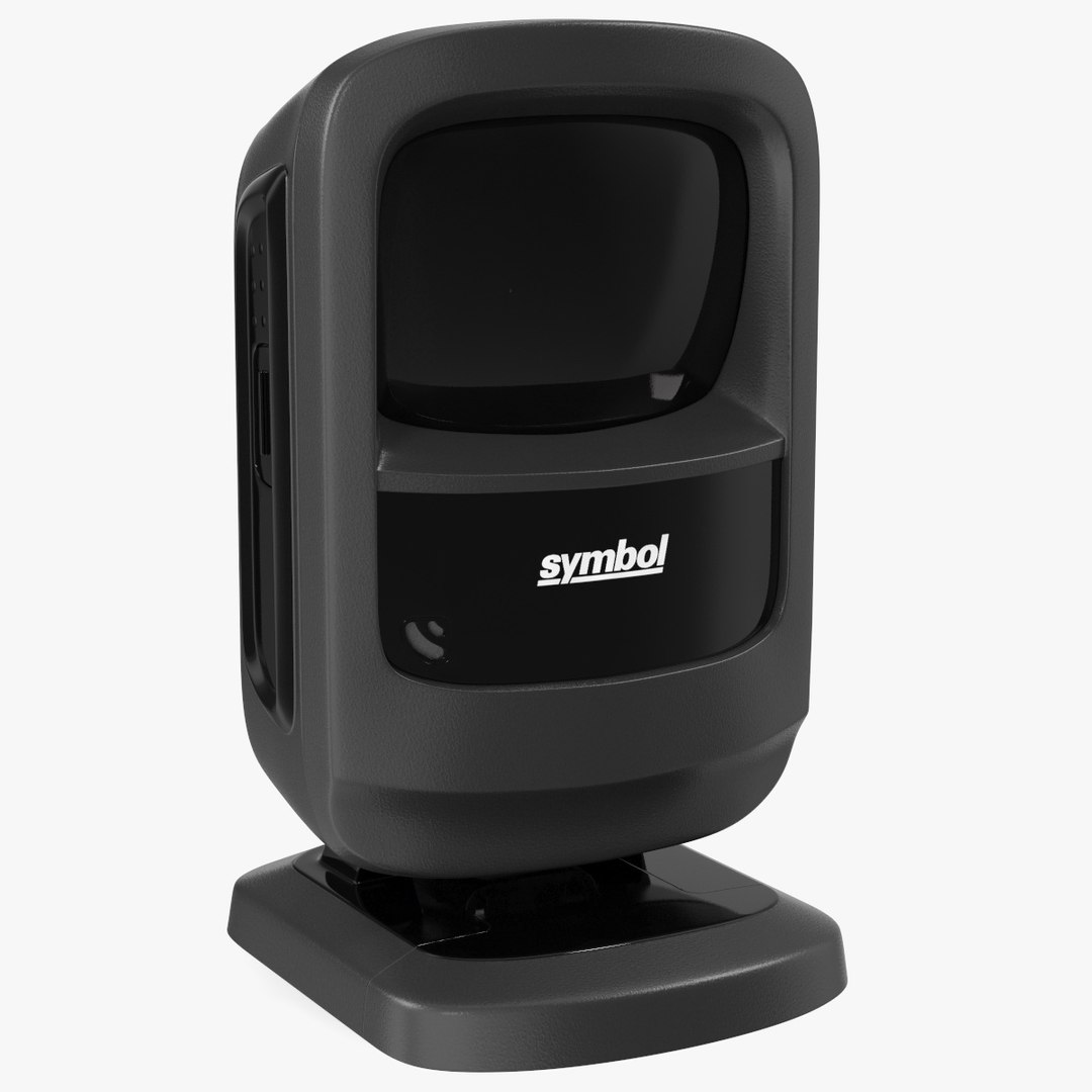 3D Zebra Hands Free Barcode Scanner model TurboSquid 2055311