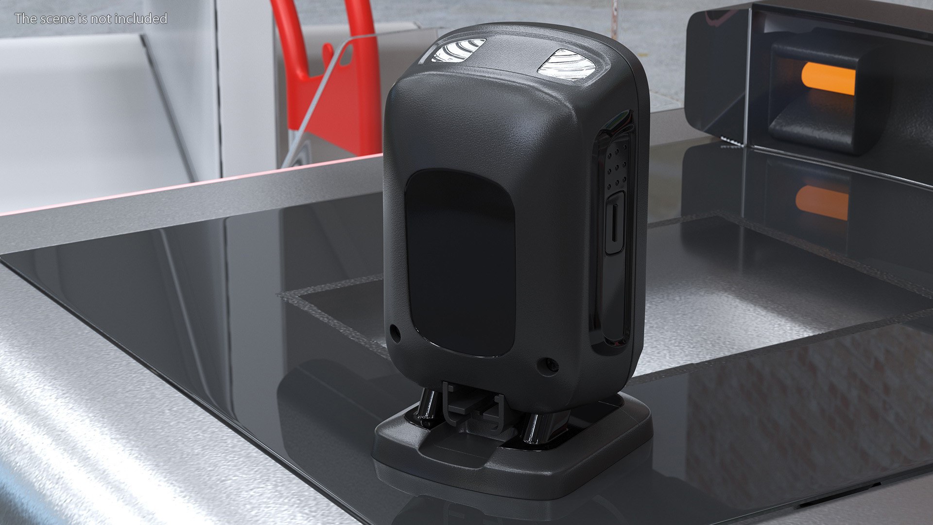 3D Zebra Hands Free Barcode Scanner Model TurboSquid 2055311