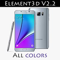 Samsung Galaxy Note 5 Element3D V2.2